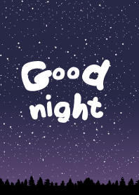 <good night>