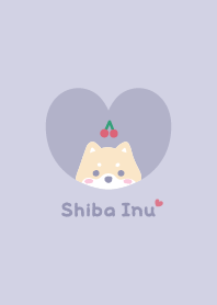 柴犬2 櫻桃 [薰衣草紫]