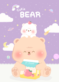 Bear cutie : Galaxy (Purple v.)