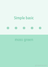 Simple basic mint green