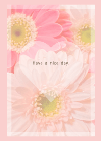 Flowers and hearts. Colorful 91