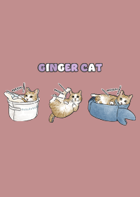 gingercat5 - pale pink