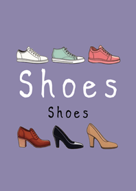 鞋子收藏˙女生版(莫蘭迪紫色)