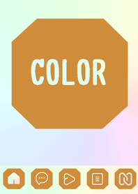 brown color rainbow  K24
