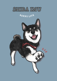 shibainu1 / pale blue