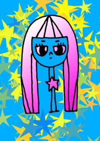 neck lady star shower B 4