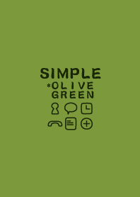 SIMPLE*olive green*