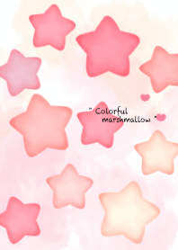 Colorful star marshmallow 11
