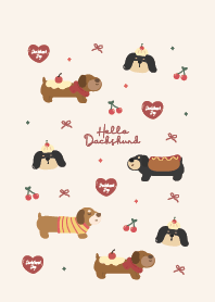 ดัชชุนหมาไส้กรอกน่ารัก มินิมอล :-)