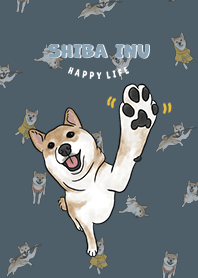 shibainu2 / dark steel blue