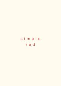 simple --red--