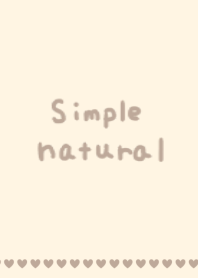 simple natural