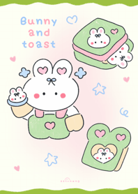 Bunny and toast   :)