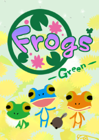 Cute Frogs -Green-