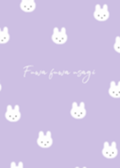 Fuwafuwa rabbit (lavender)