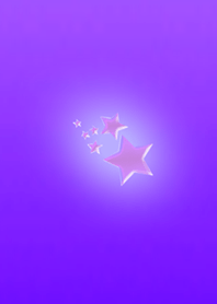 Clear star purple