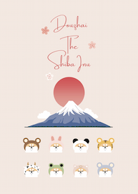 ʕ•ᴥ•ʔ 柴犬抖宅 × 富士山