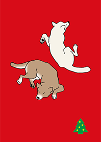 狗 聖誕節_1_紅色