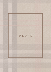 チェック柄 St 01 - ベージュ (i)