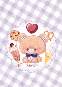 Teddy bear and sweets of memory