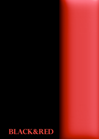 Simple Red & Black no logo No.4-3