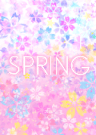 カラフル♥春の桜柄