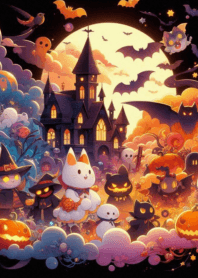 Happy halloween day night. No.1