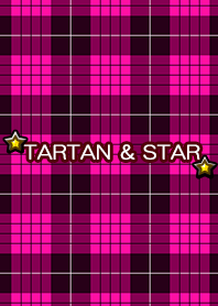 TARTAN&STAR PINK