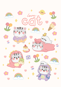 แมวน้อยน่ารัก : i love cat minimal