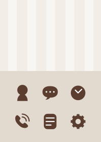 Simple icon(brown)