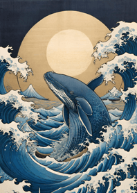 อุกิโยะเอะ - วาฬ fe697F