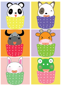 Cute animals theme v.3