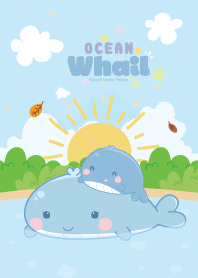 Whale Lagoon Galaxy Light Blue