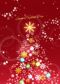 運気アップ♥雪の結晶ツリーVer.1＠冬特集