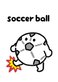 ころがるサッカー