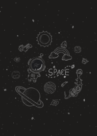 Dinosaur and Nate baby space