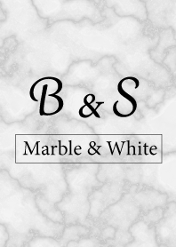 B&S-Marble&White-Initial