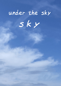 空の景色/雲/sky blue ホワイトandブルー6