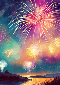Beautiful Fireworks Theme#198