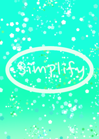 Simplify 閃亮翡翠綠色亮片