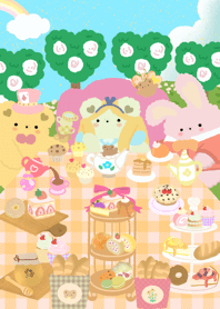 A little heart bear in wonderland :)