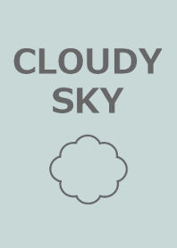 Simple cloudy sky