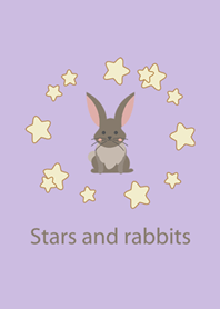 星とウサギ