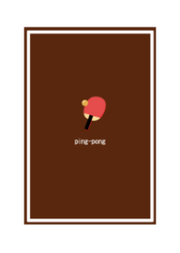 Turns into chocolate! ping-pong