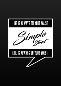 Dress up LINE in BLACK