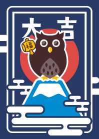 Blakiston's fish owl on Mt.Fuji2/Indigo