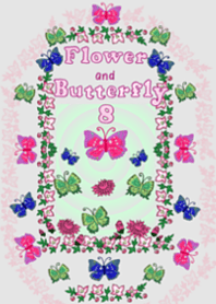Flower and butterfly8