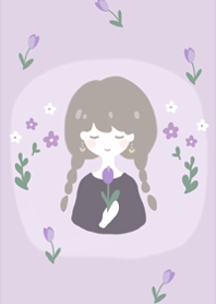 Tulips and girls3.