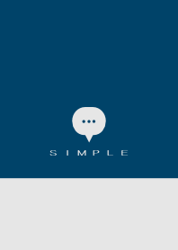 シンプル（white blue)V.1398