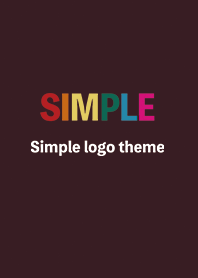 Simple Logo Theme / Brown & Colorful
